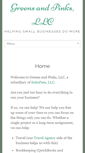 Mobile Screenshot of greensandpinks.com